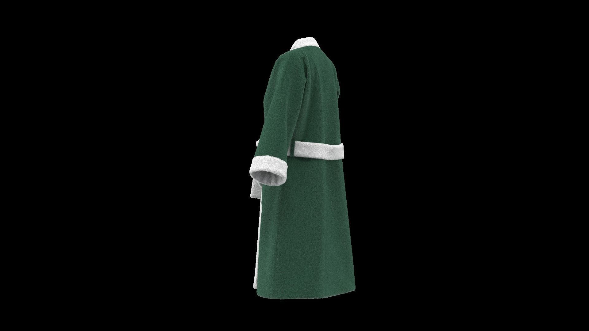 Bathrobe 3D model_11