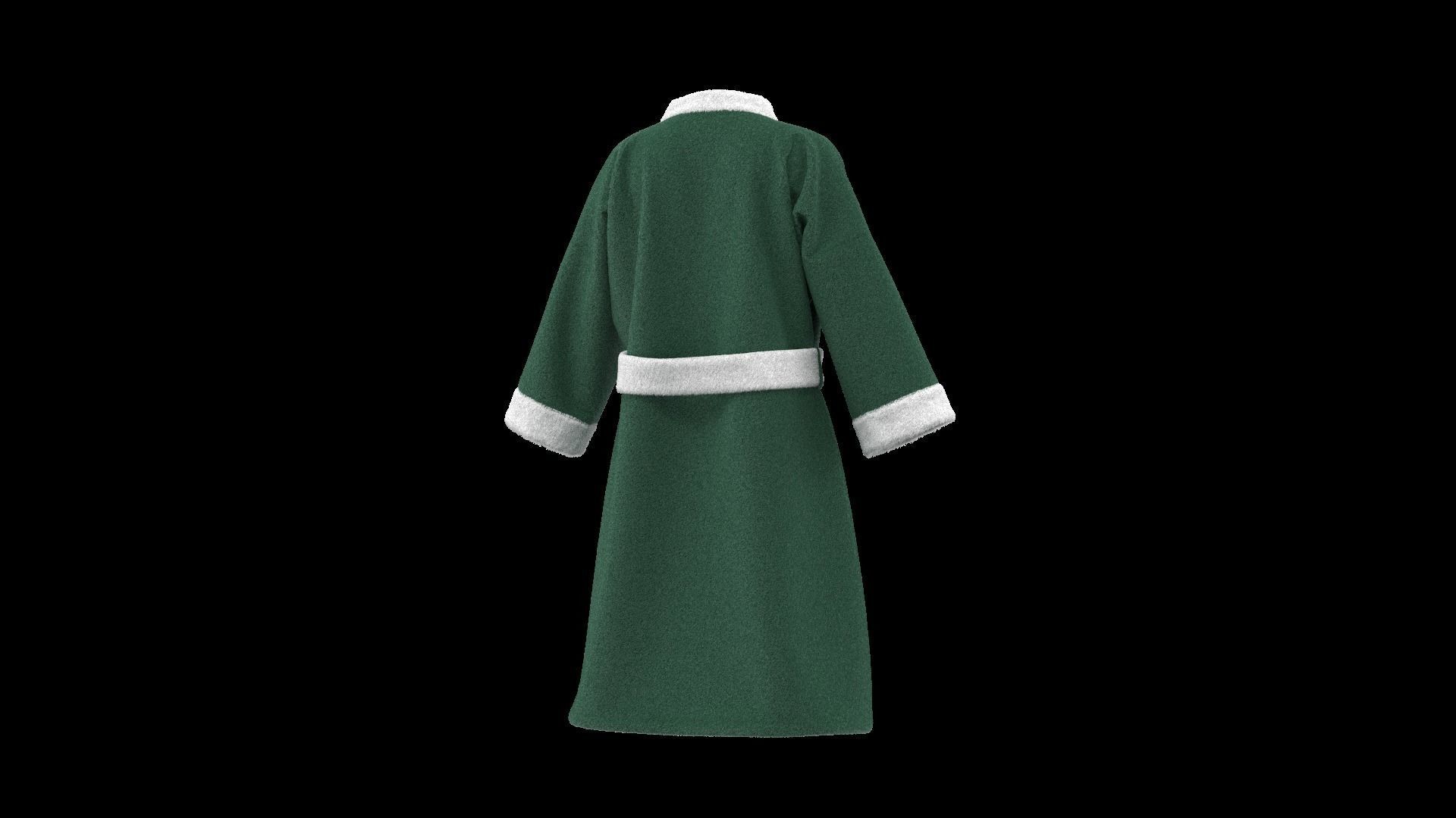 Bathrobe 3D model_7