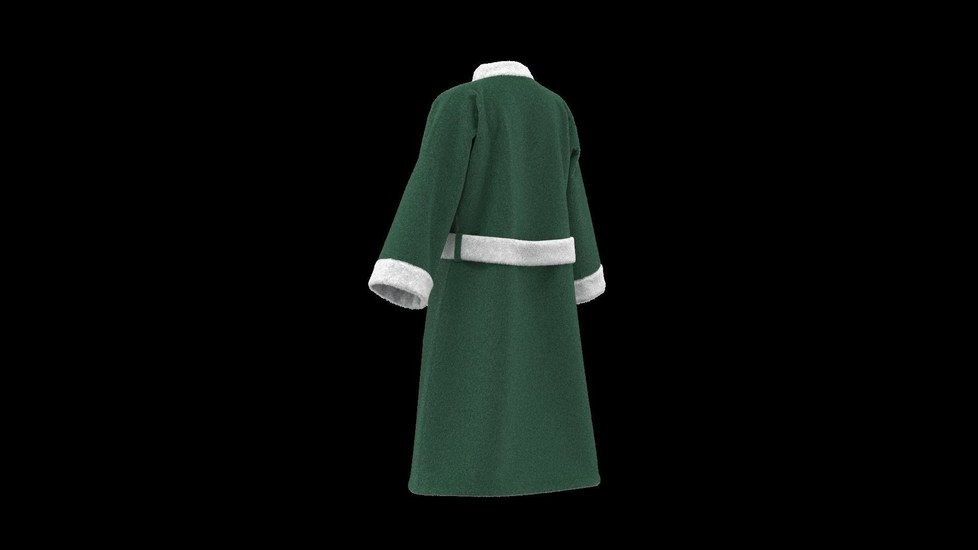Bathrobe 3D model_10