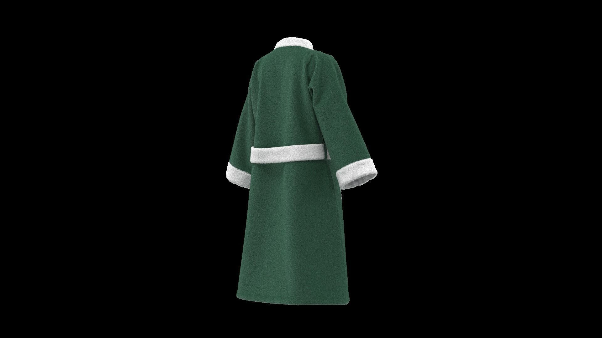 Bathrobe 3D model_6