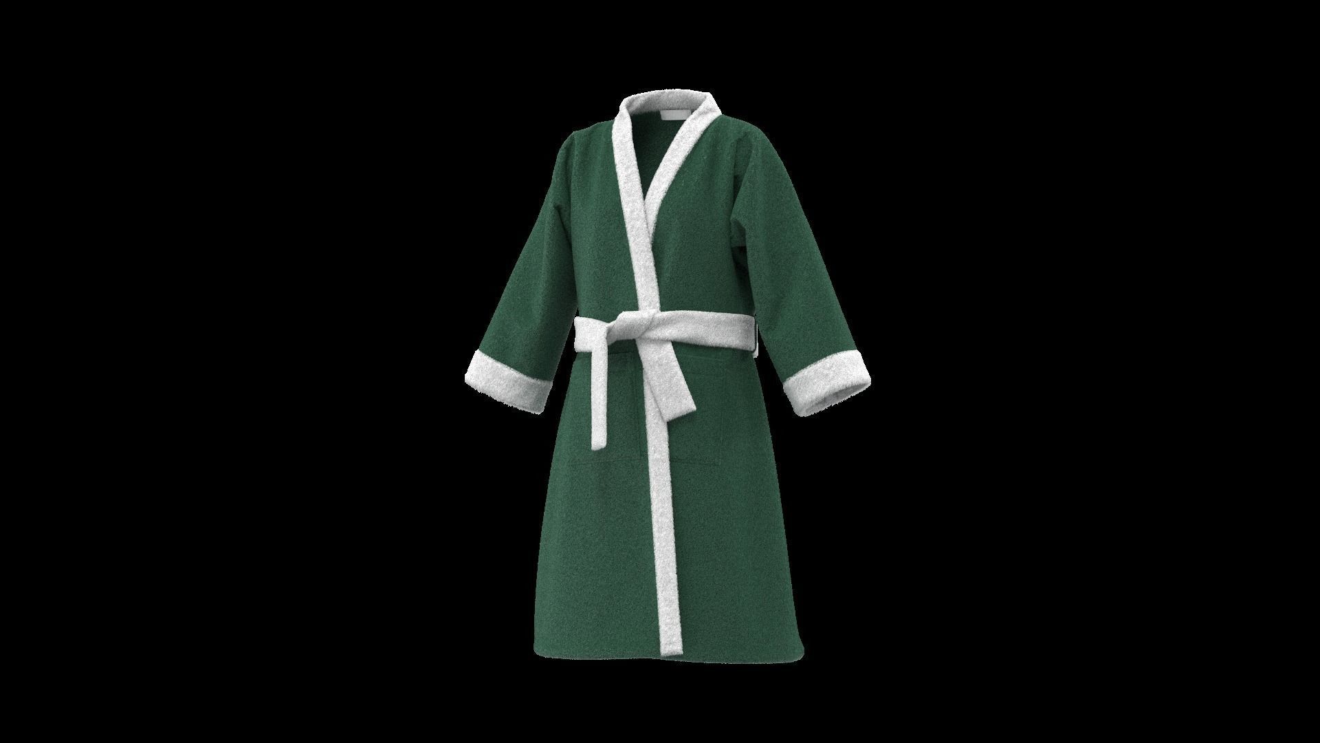 Bathrobe 3D model_15