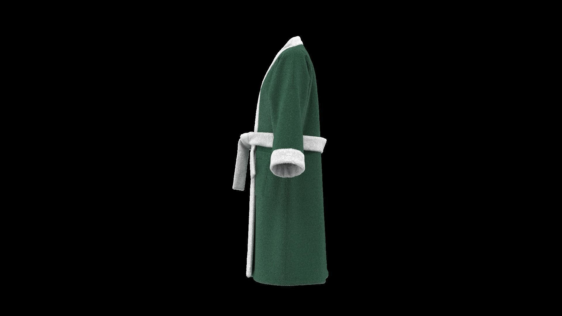 Bathrobe 3D model_12