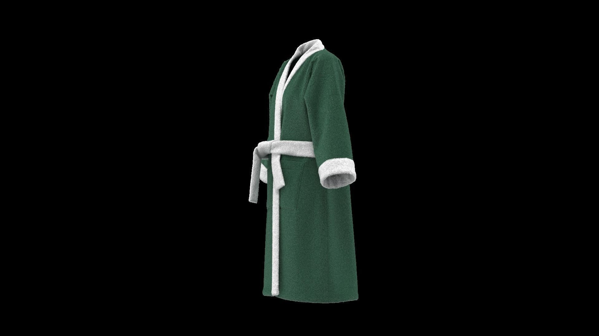 Bathrobe 3D model_13
