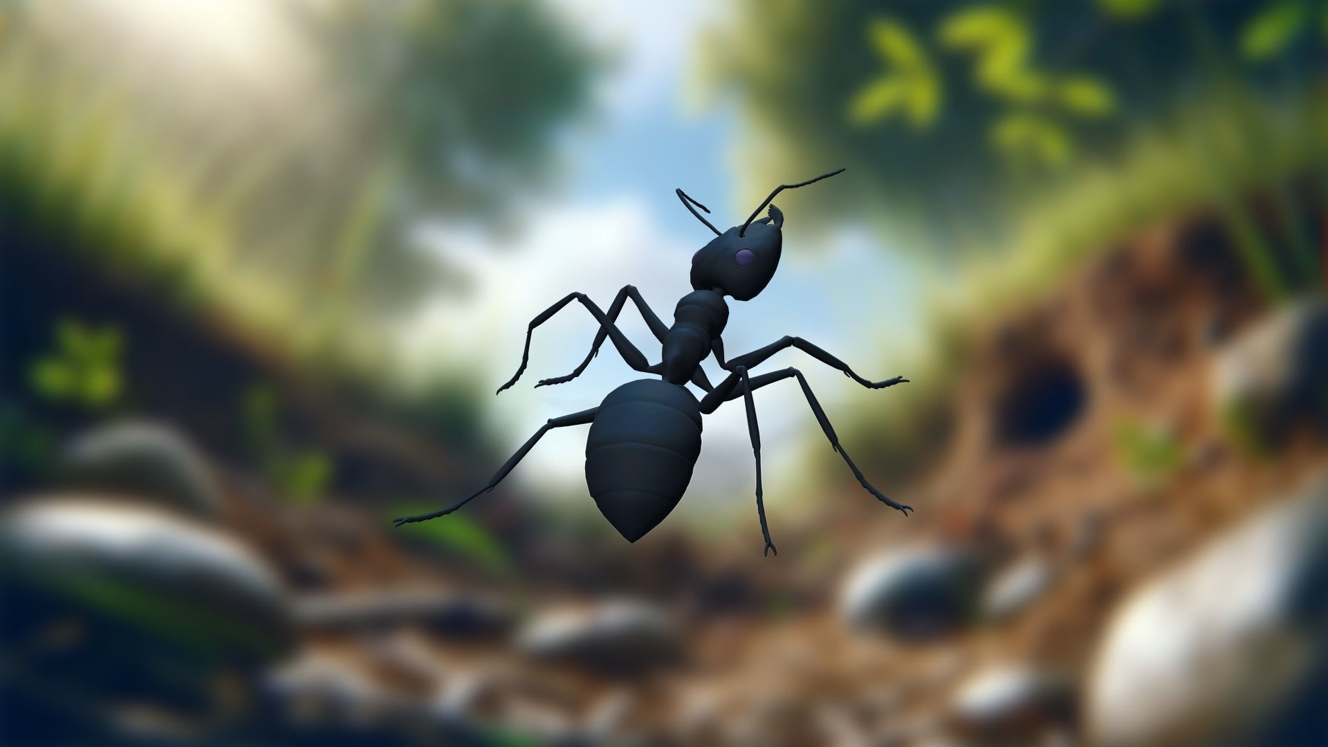 Insect Garden Mighty VR Myrmidon 3D Ant Mode Low-poly 3D model_21
