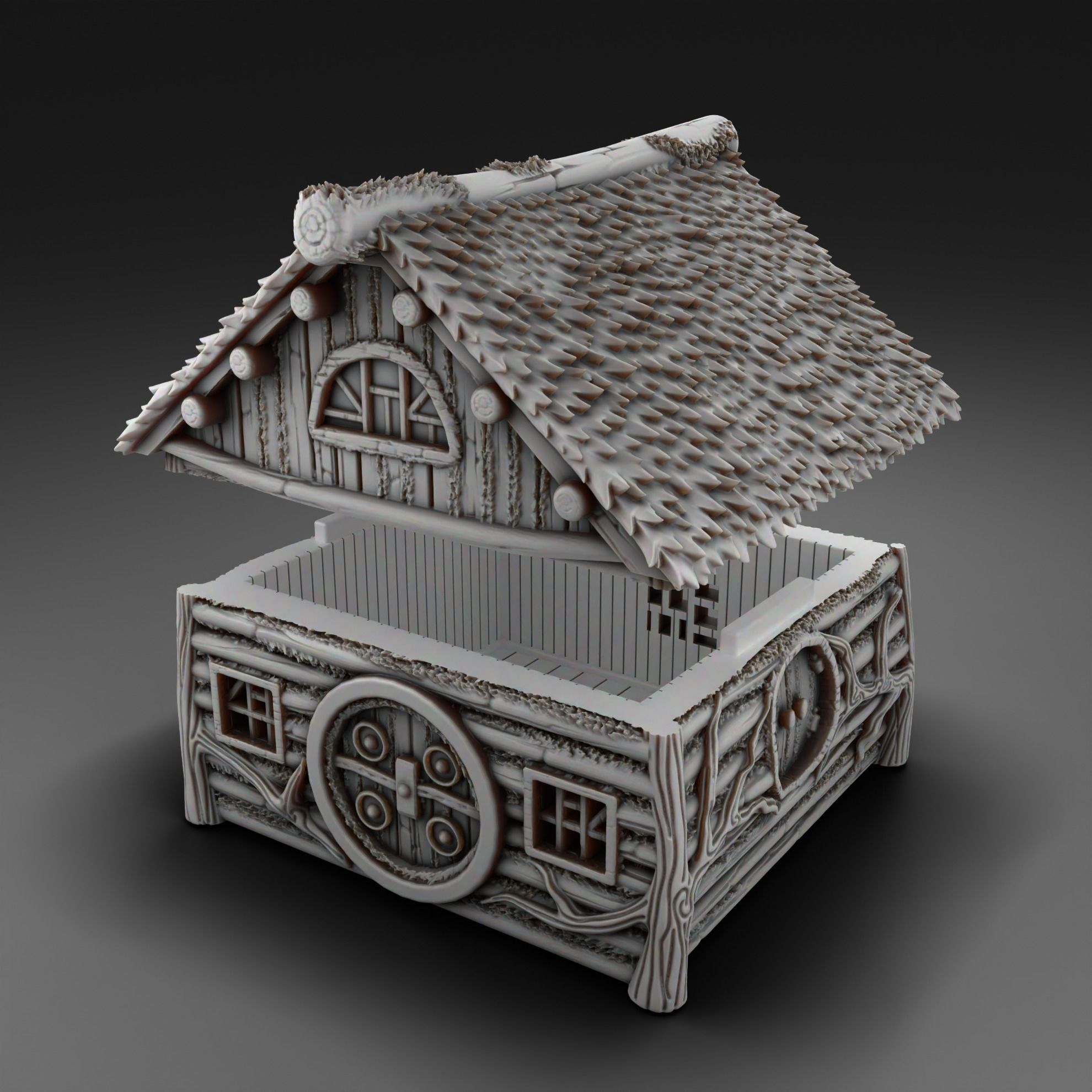 Forest house 1 3D print model_2