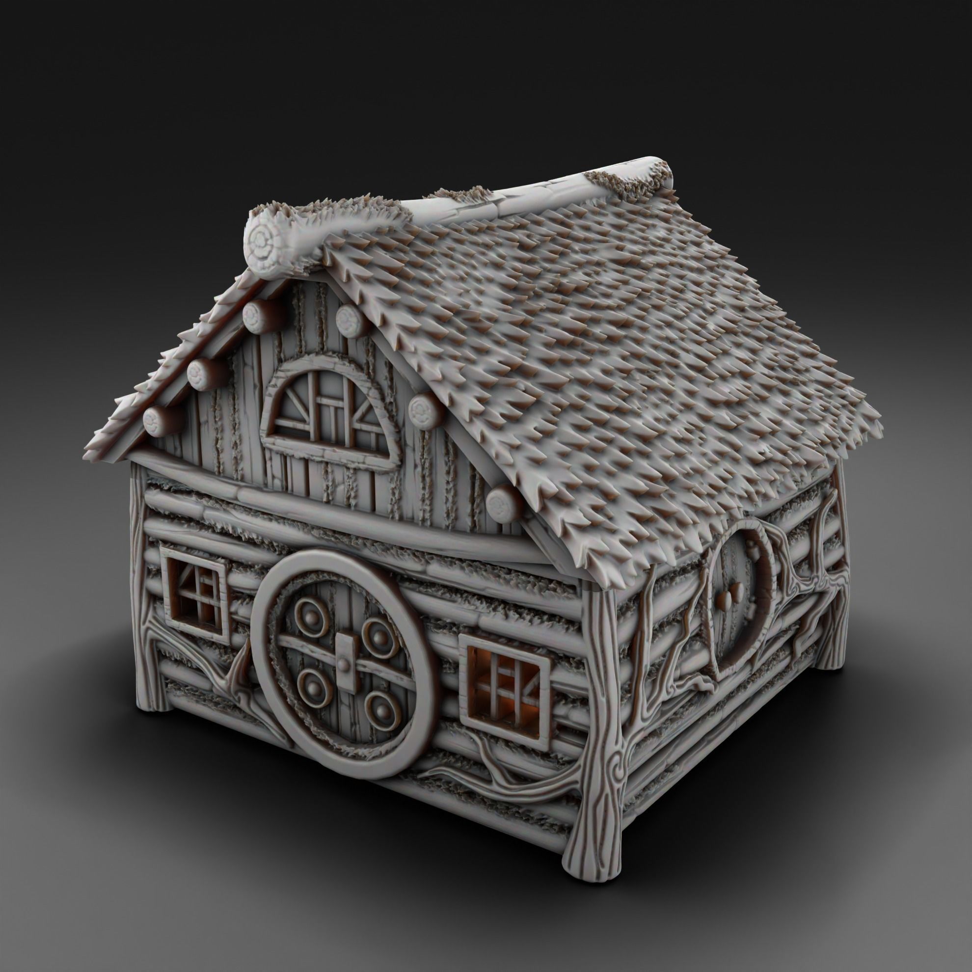 Forest house 1 3D print model_1