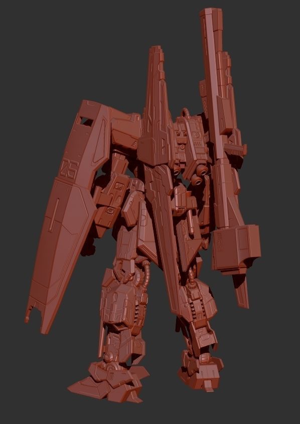 MSN-00100 Hyaku Shiki 3D print model_26