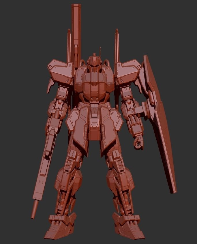 MSN-00100 Hyaku Shiki 3D print model_24