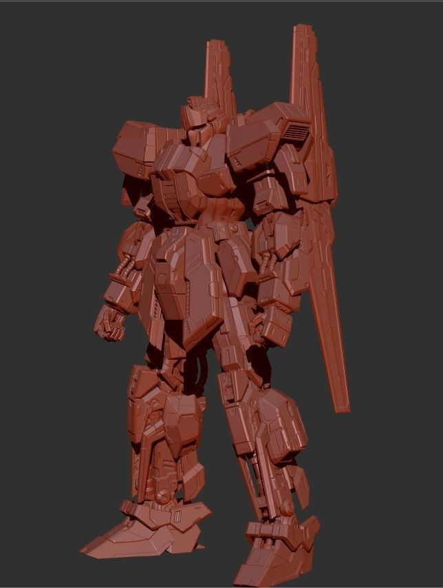 MSN-00100 Hyaku Shiki 3D print model_17