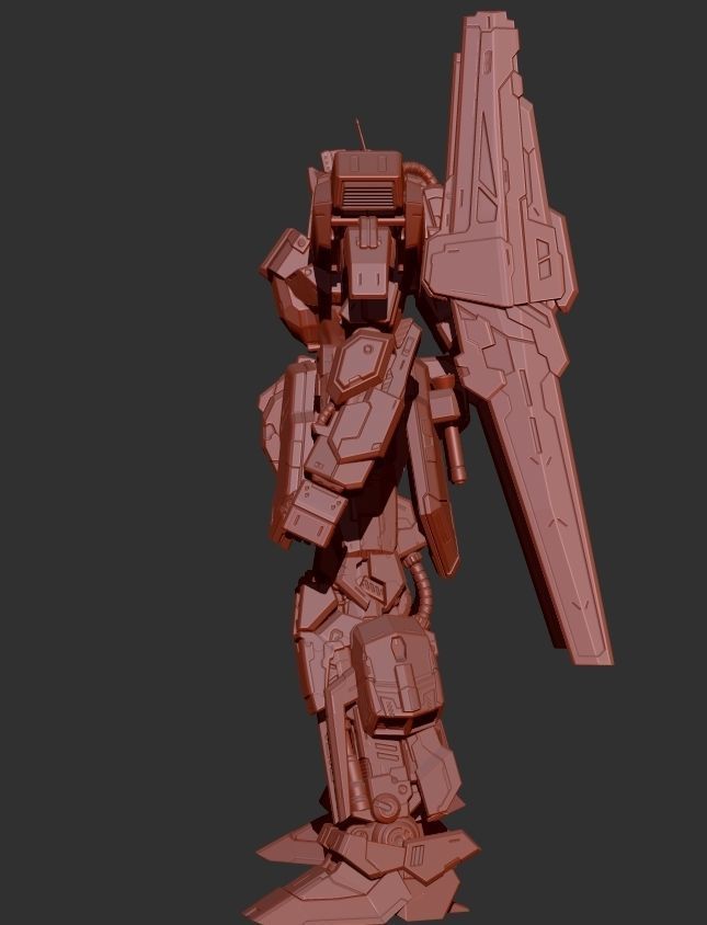 MSN-00100 Hyaku Shiki 3D print model_18