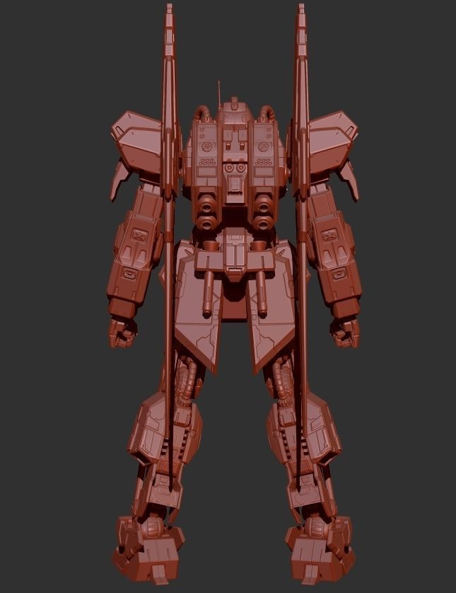 MSN-00100 Hyaku Shiki 3D print model_20