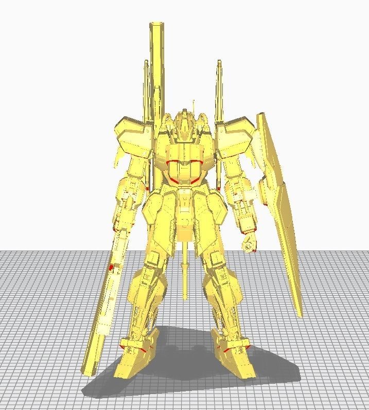 MSN-00100 Hyaku Shiki 3D print model_34