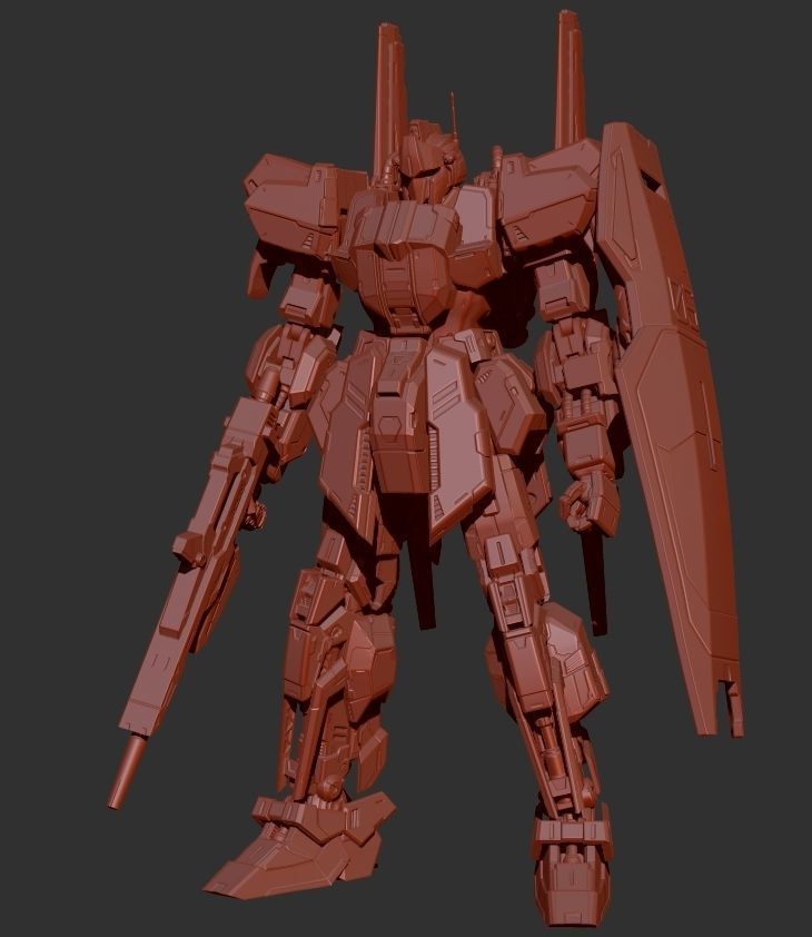 MSN-00100 Hyaku Shiki 3D print model_23