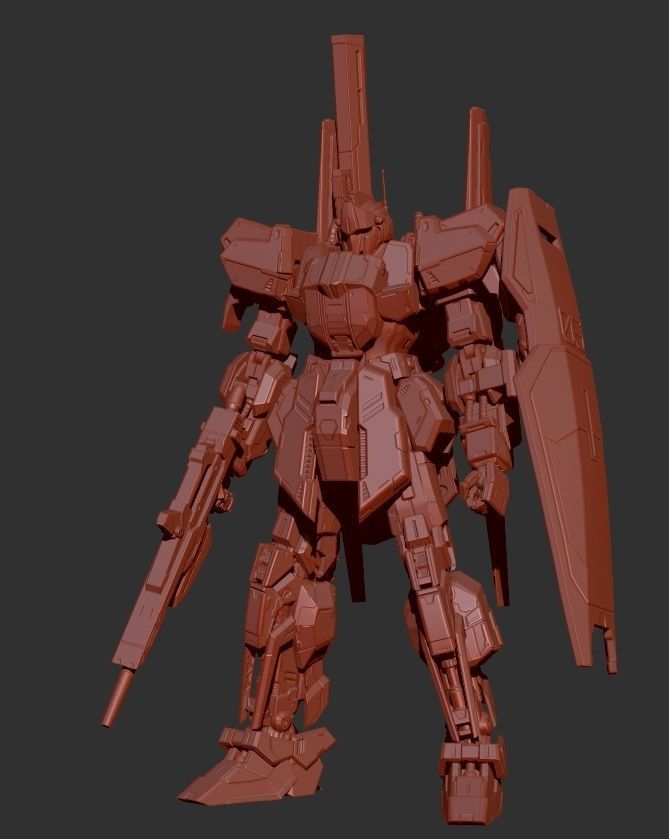 MSN-00100 Hyaku Shiki 3D print model_25