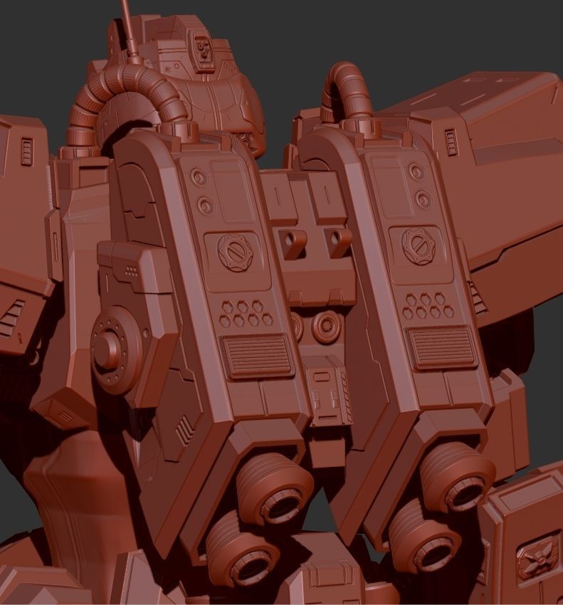 MSN-00100 Hyaku Shiki 3D print model_27