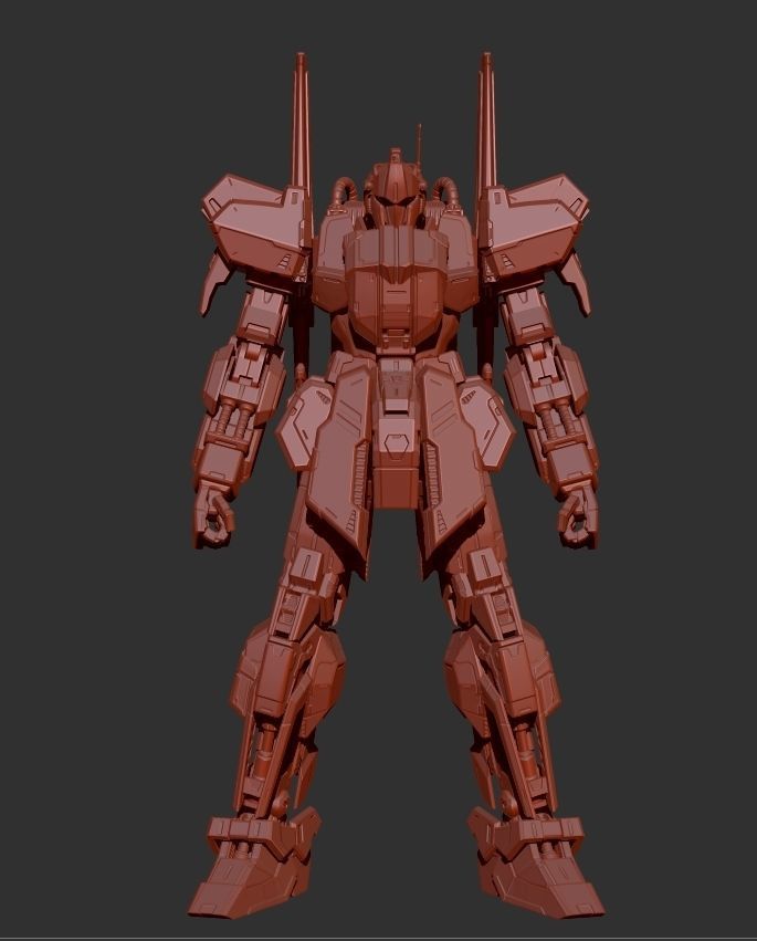 MSN-00100 Hyaku Shiki 3D print model_16
