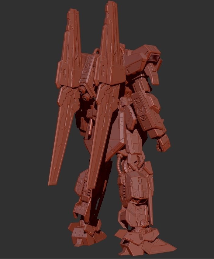 MSN-00100 Hyaku Shiki 3D print model_21