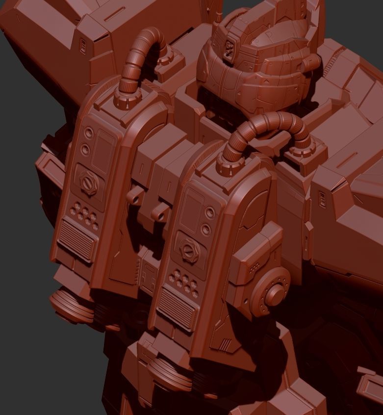 MSN-00100 Hyaku Shiki 3D print model_29