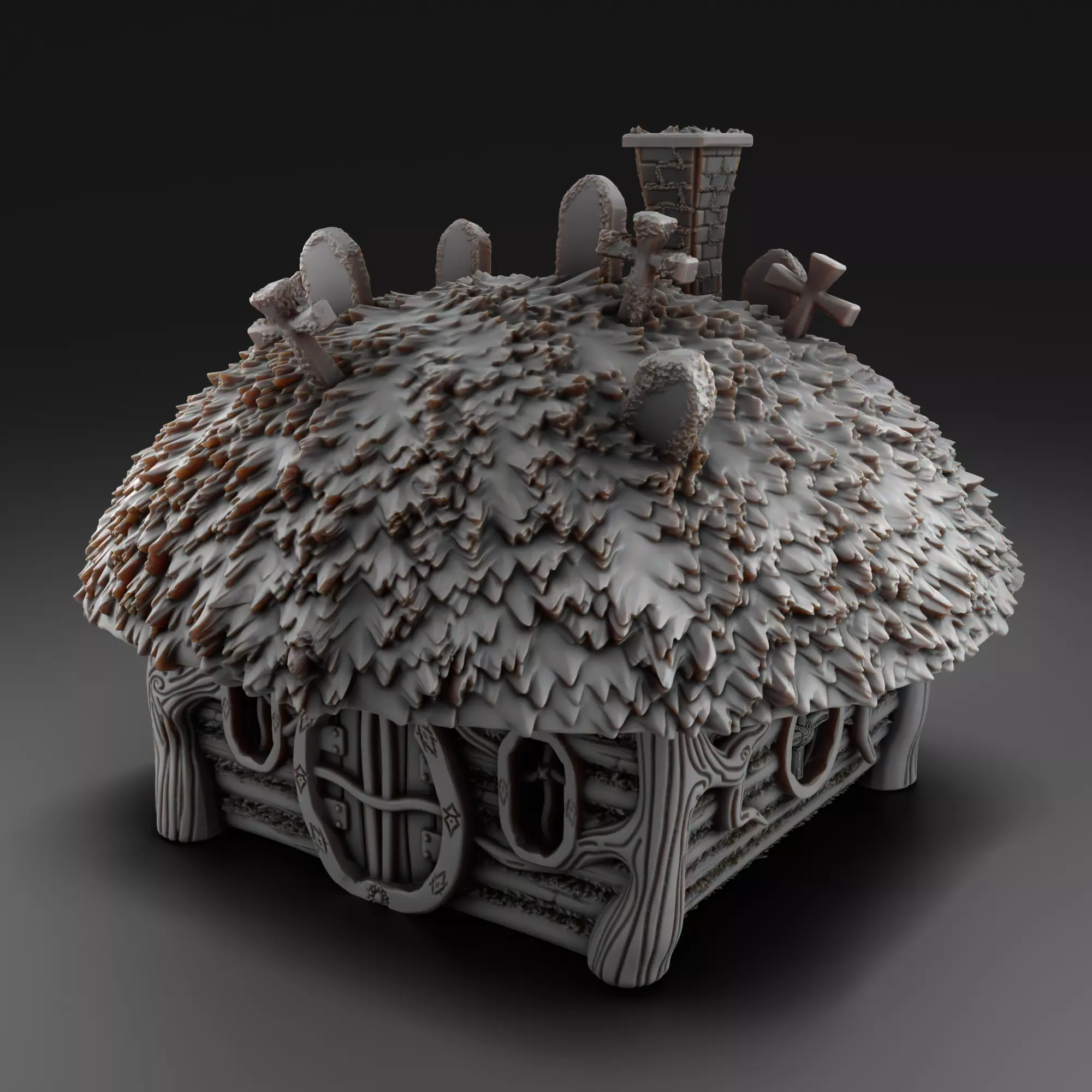Forest house 3 3D print model_0