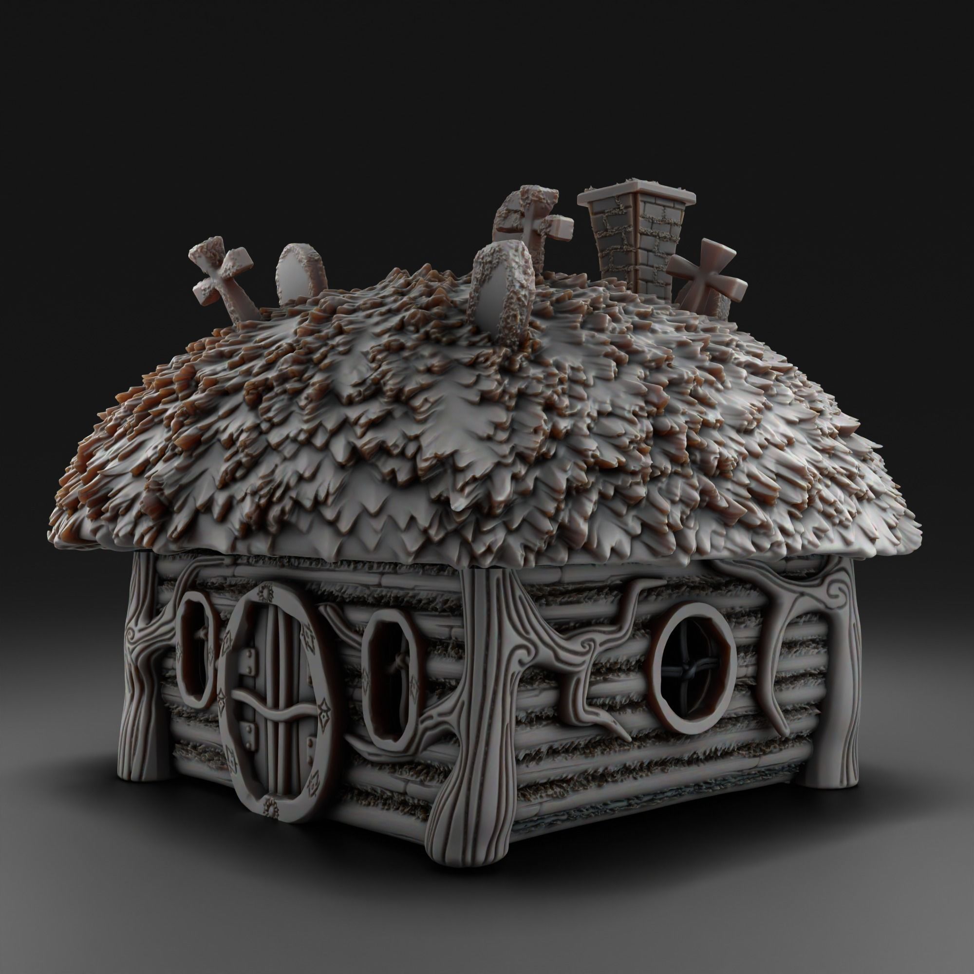 Forest house 3 3D print model_4