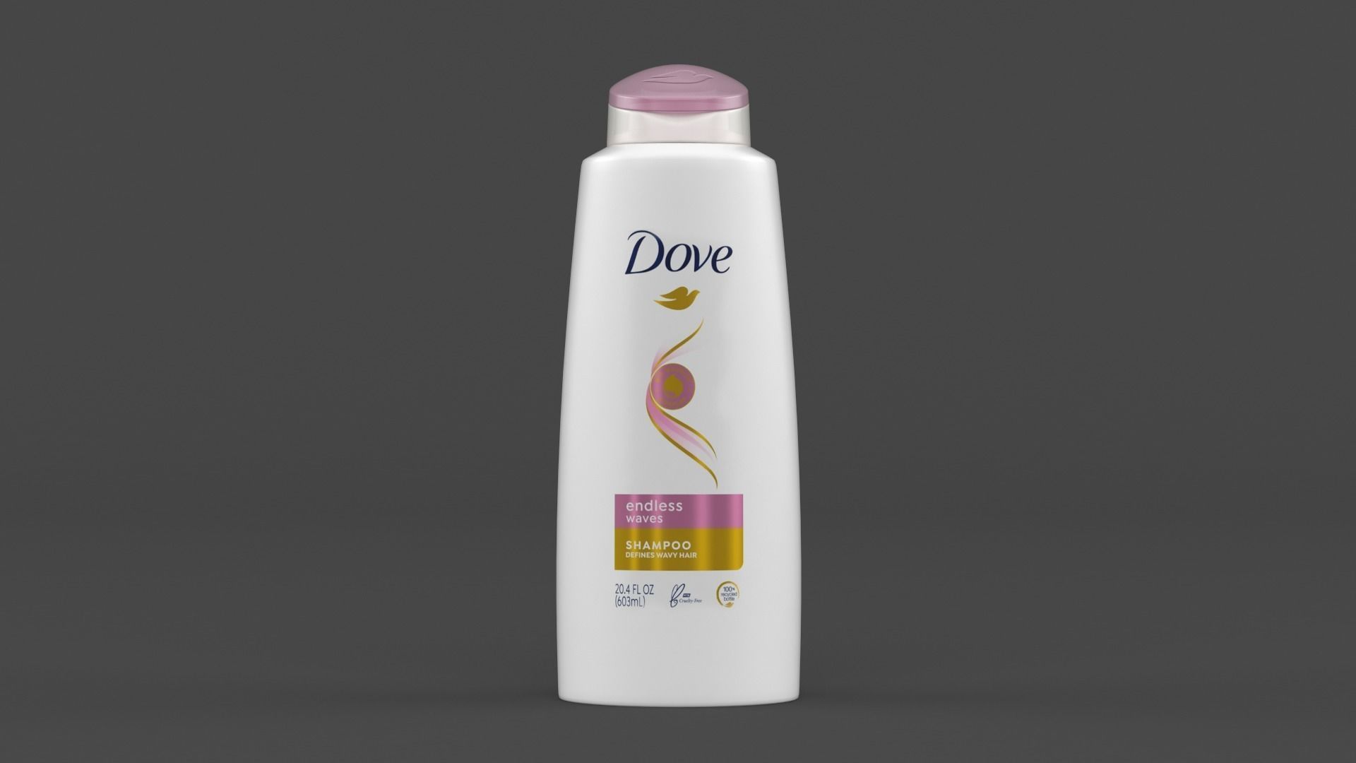 Dove Shampoo and Conditioner 3D model_1
