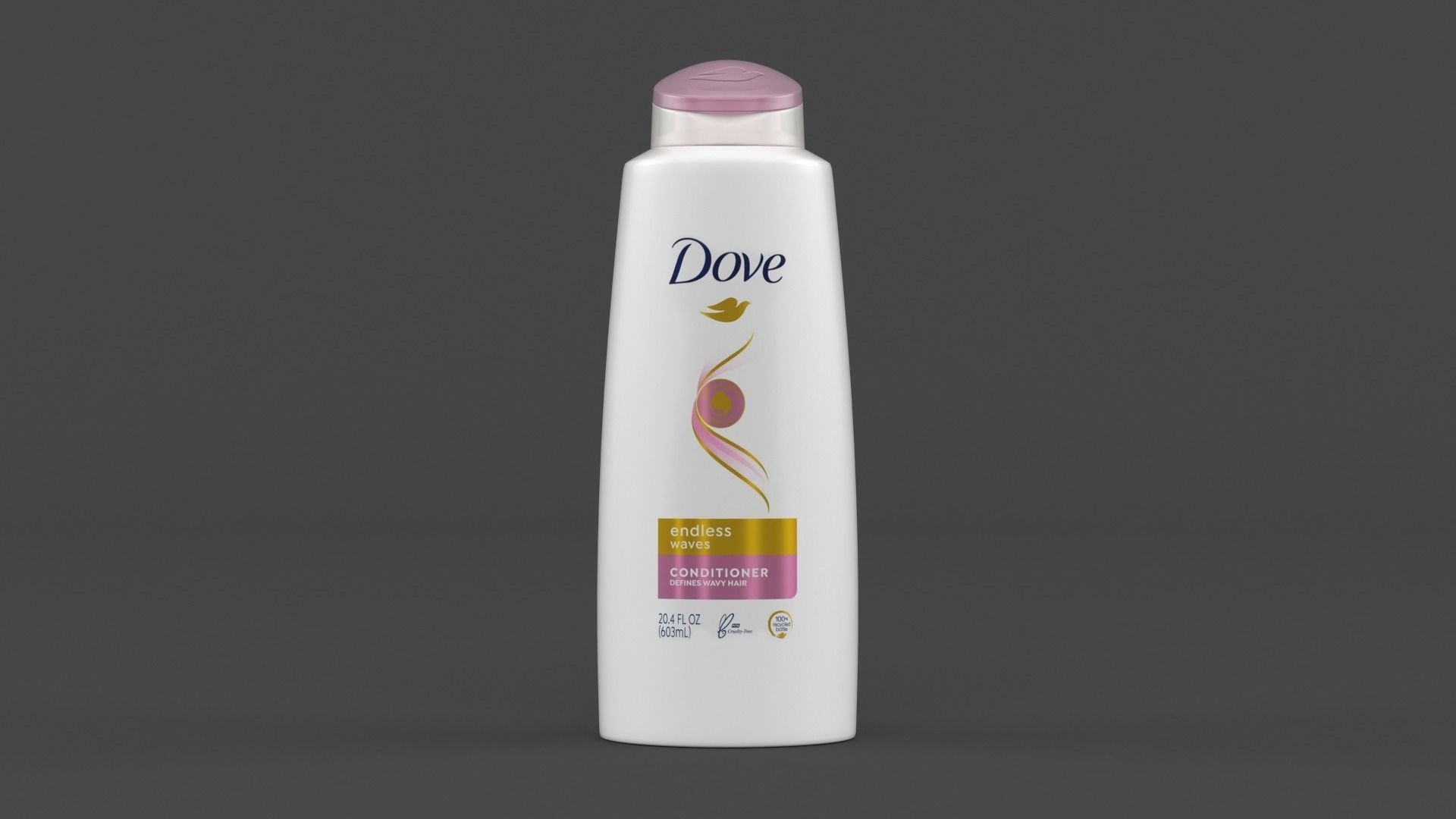 Dove Shampoo and Conditioner 3D model_4