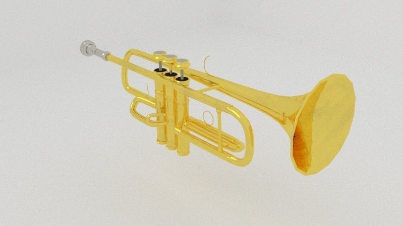 Musical instruments collection 3D model_13