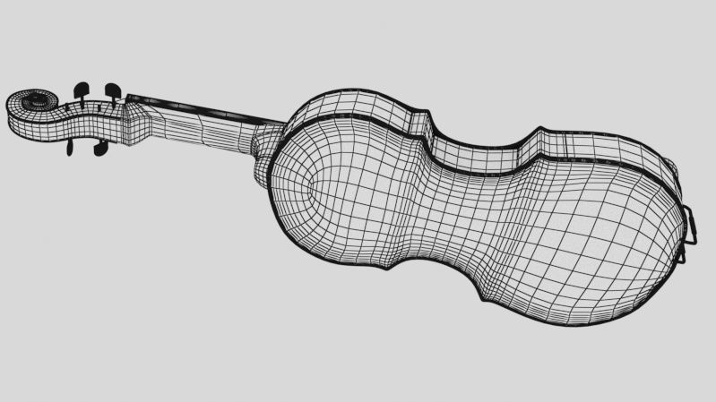 Musical instruments collection 3D model_22