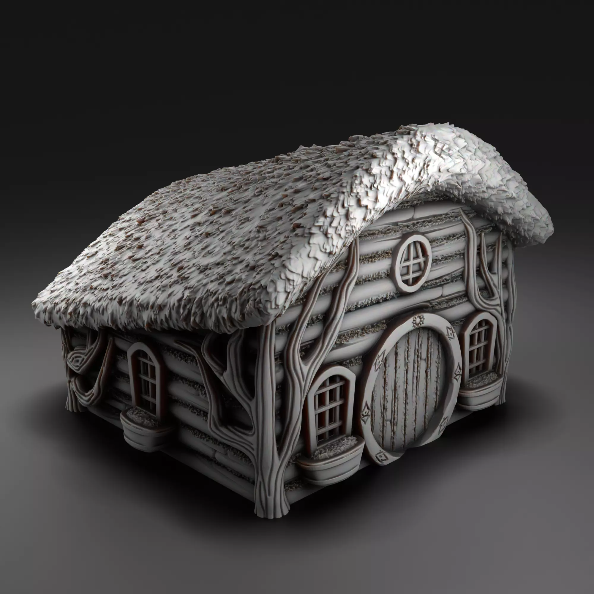Forest house 6 3D print model_0