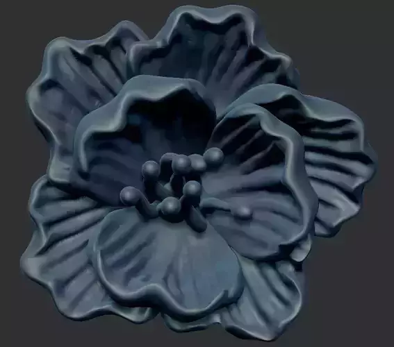 Sakura earrings 3D print model