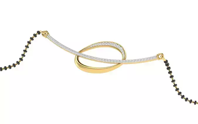 light weight yellow gold  diamond pendent -EZ T-6 3D print model