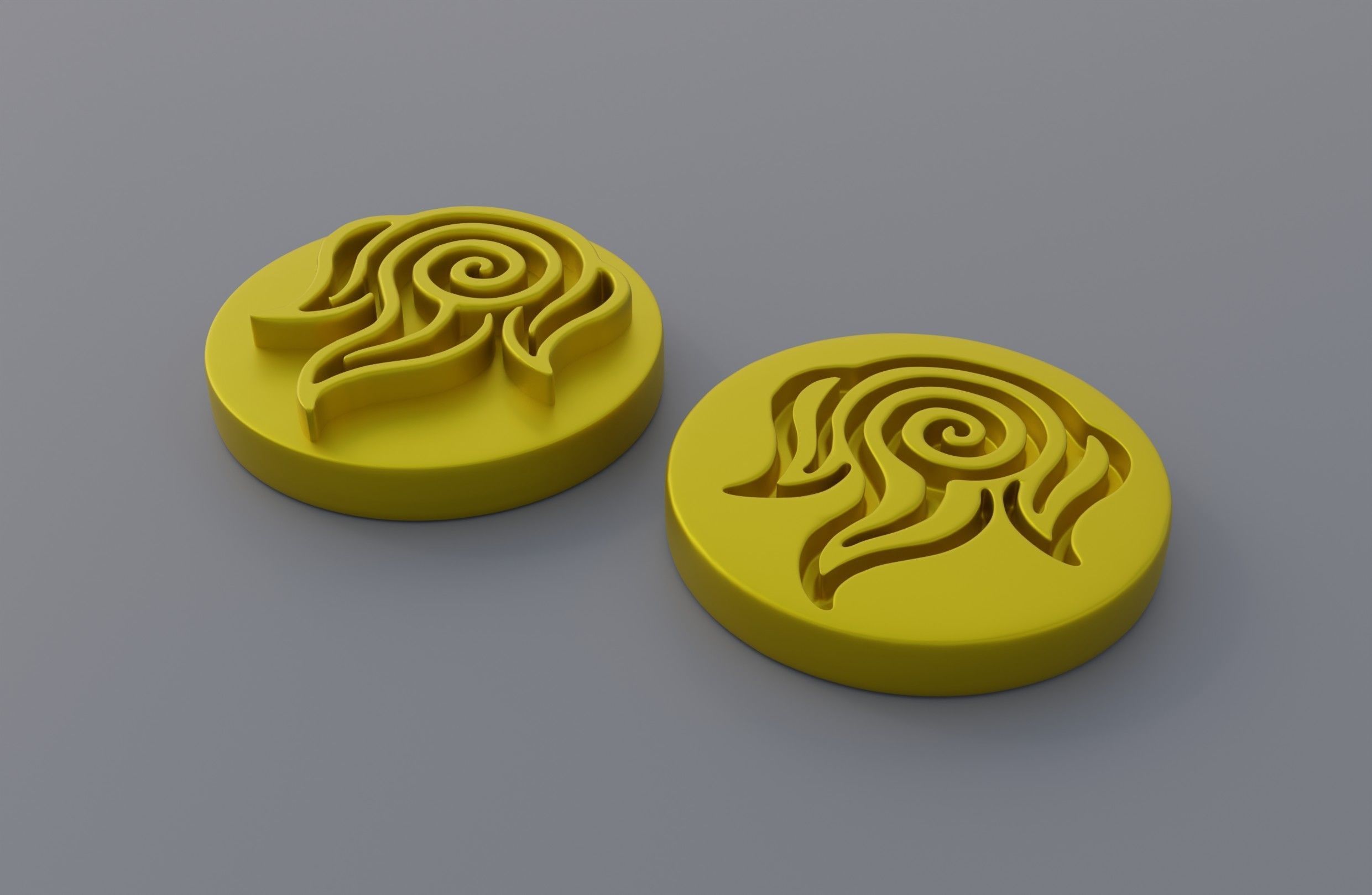 Avatar Elemental Symbols 3D print model_3