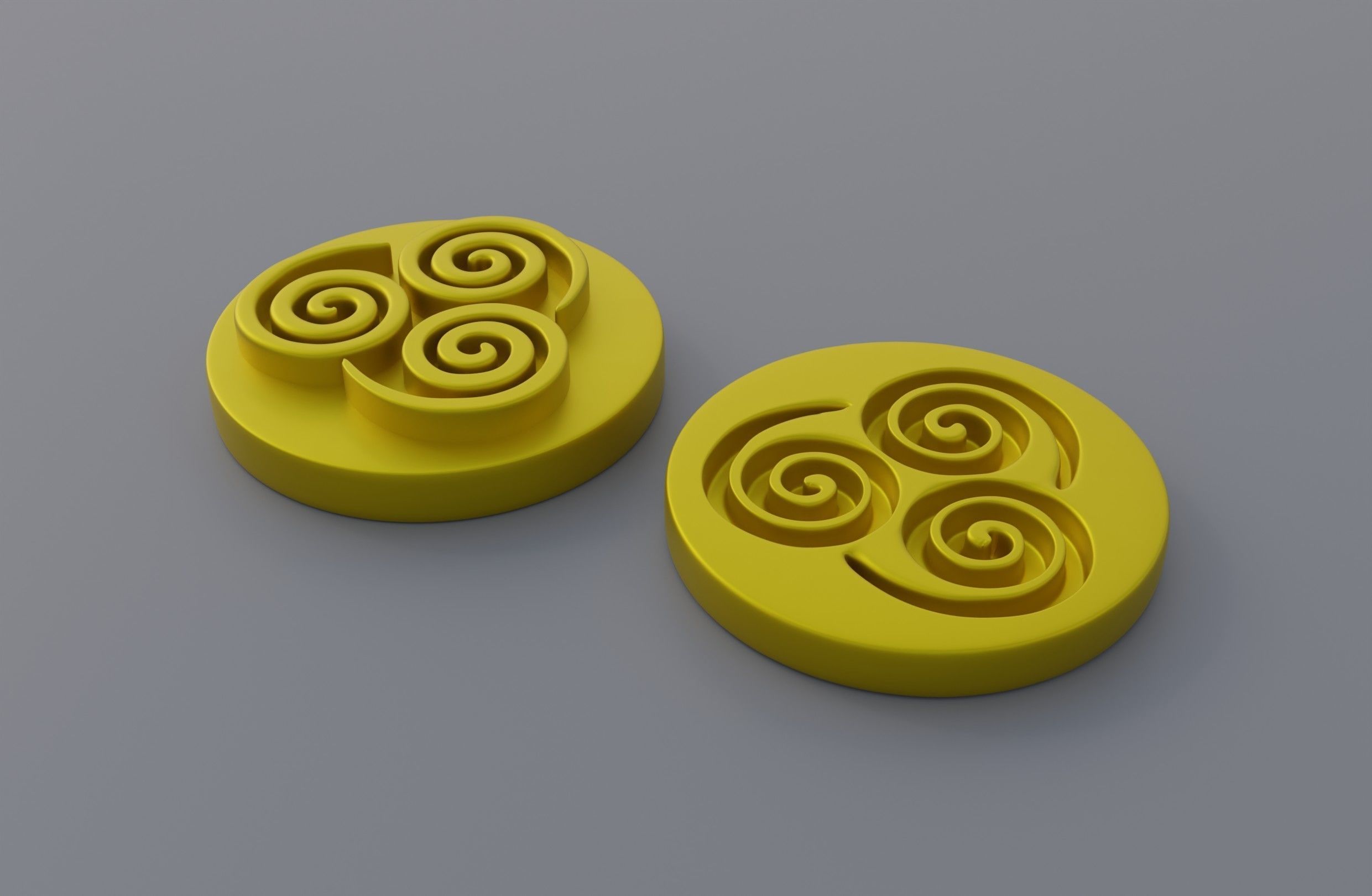 Avatar Elemental Symbols 3D print model_1