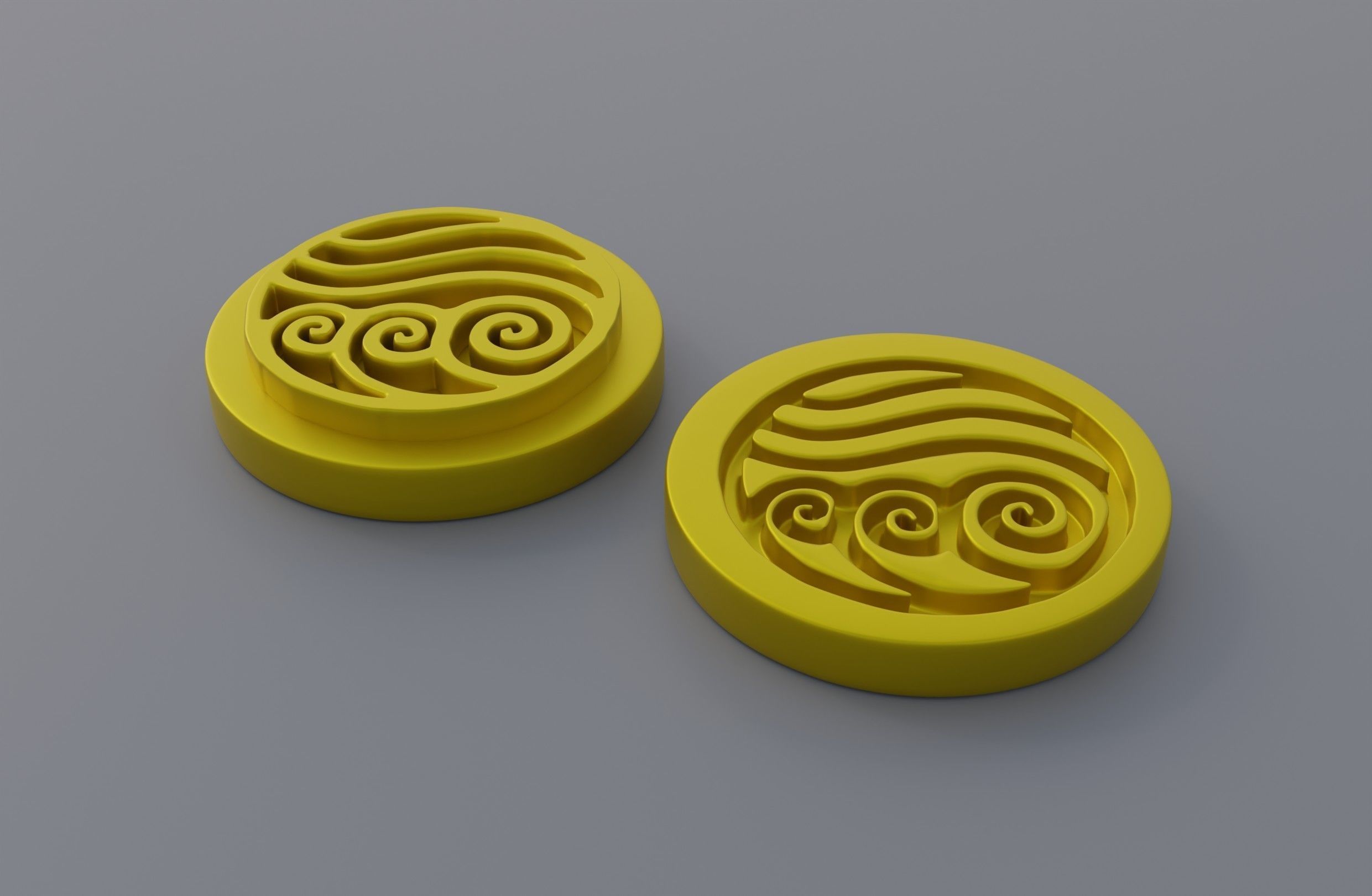 Avatar Elemental Symbols 3D print model_5