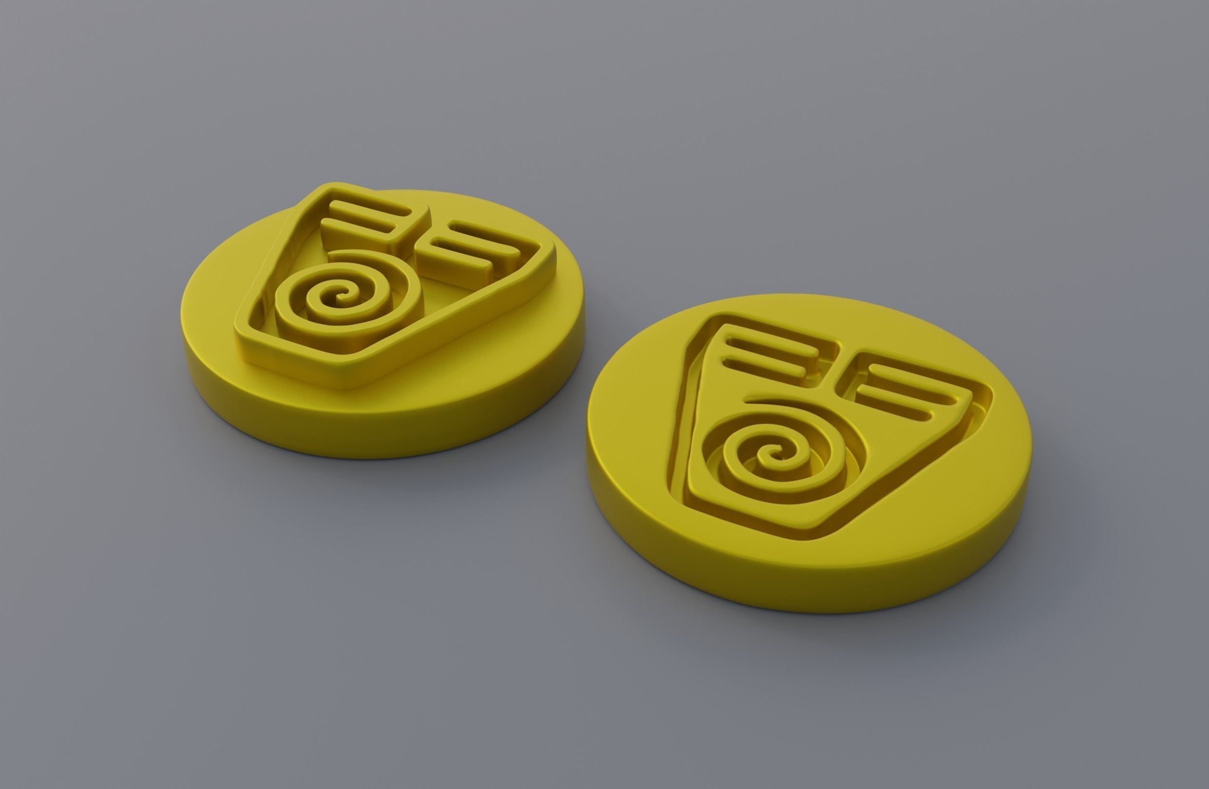 Avatar Elemental Symbols 3D print model_2