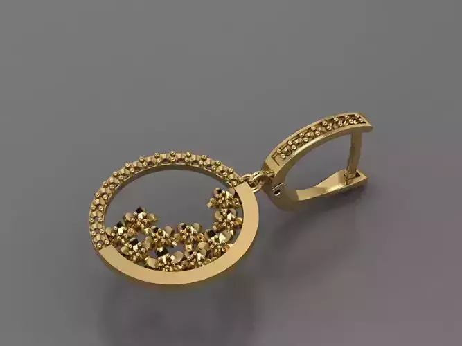 earring jewelry flower