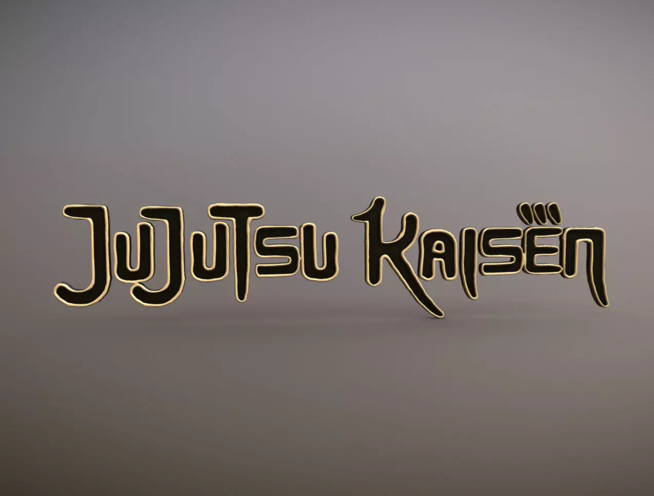 JUJUTSU KAISEN LOGO 3D print model_0