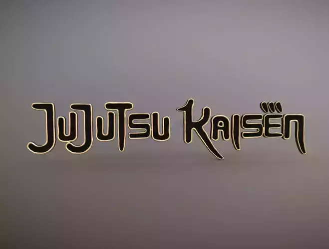 JUJUTSU KAISEN LOGO 3D print model