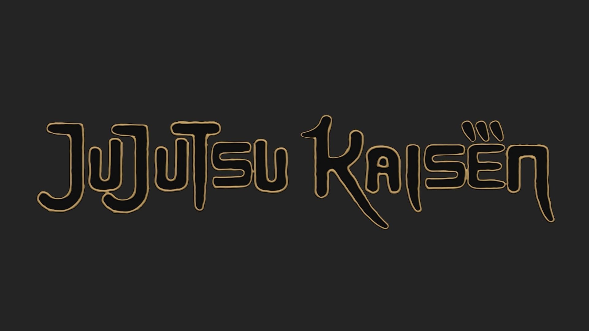 JUJUTSU KAISEN LOGO 3D print model_2