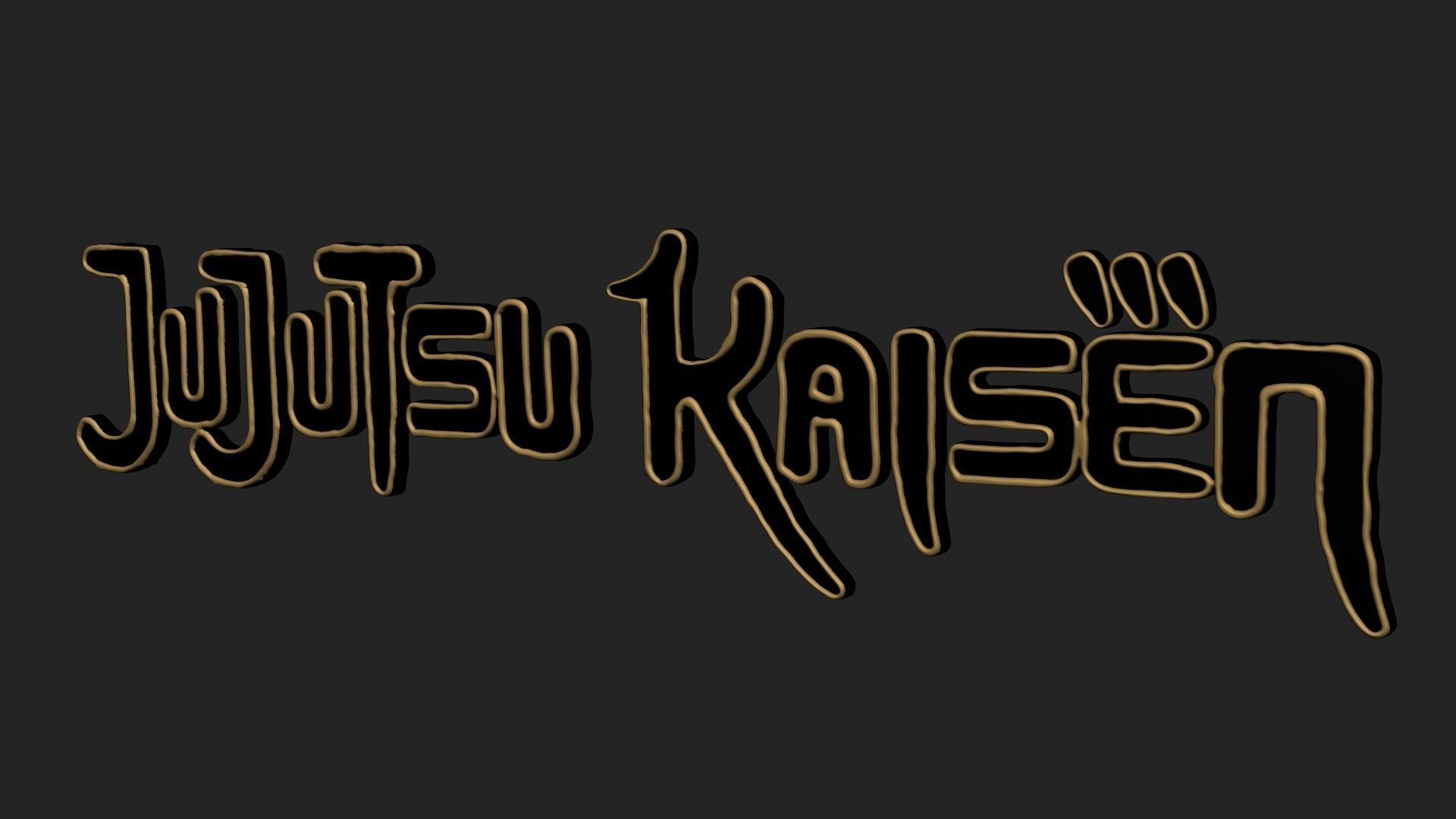 JUJUTSU KAISEN LOGO 3D print model_5