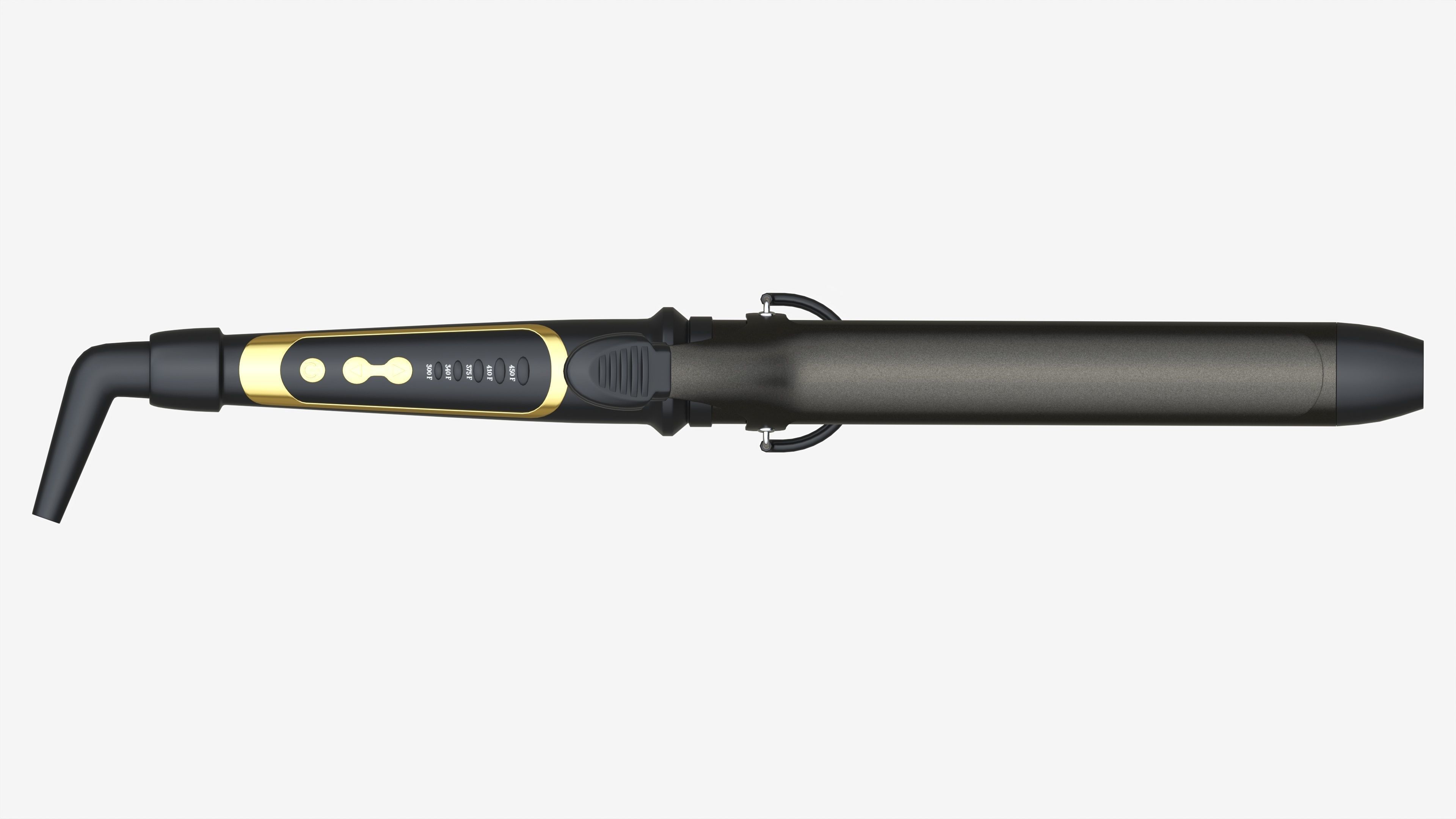 Curling Iron with Long Barrel 3D model_5