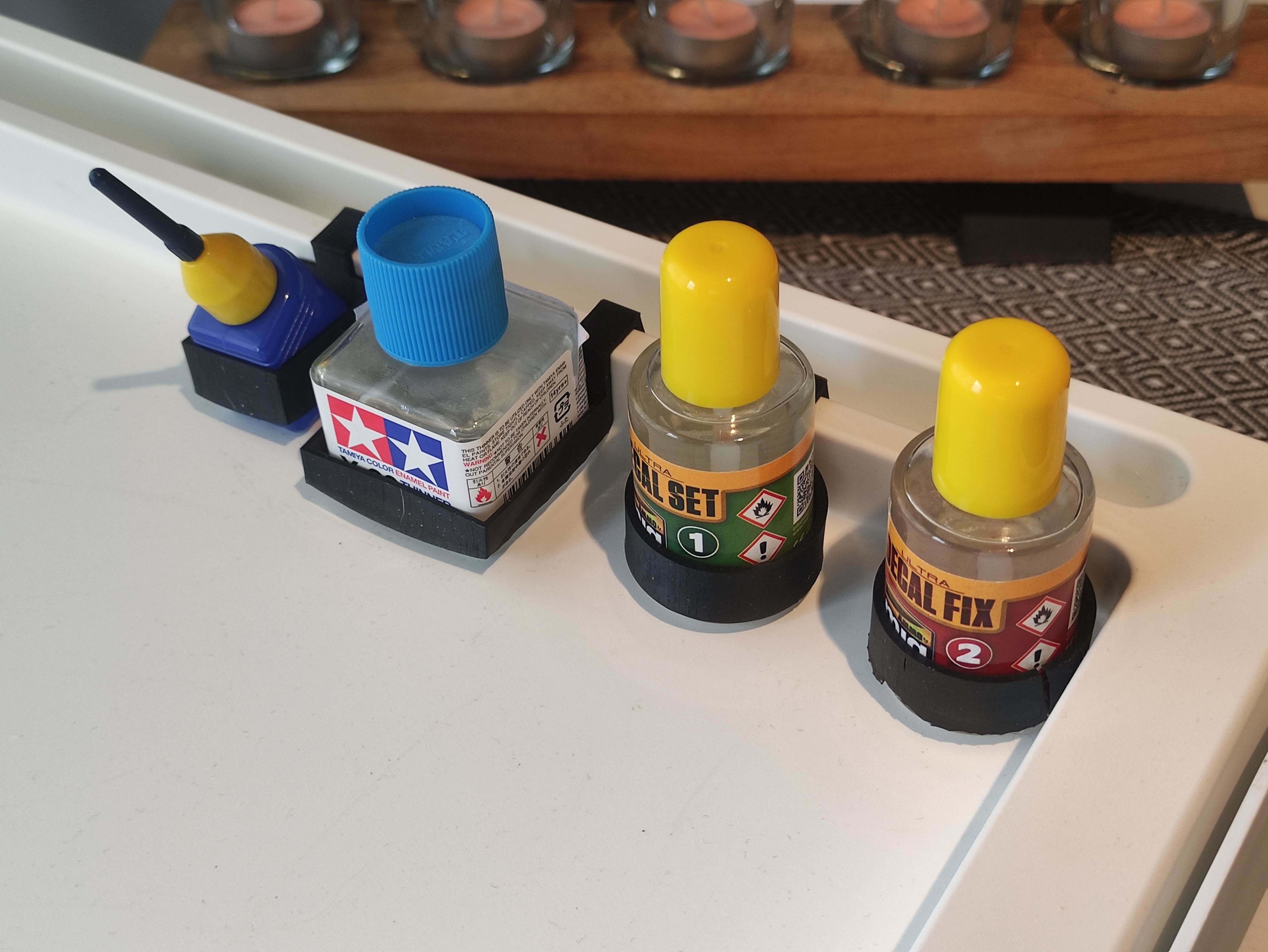 Ikea KLIPSK tray hobby holders hack Free 3D model_5