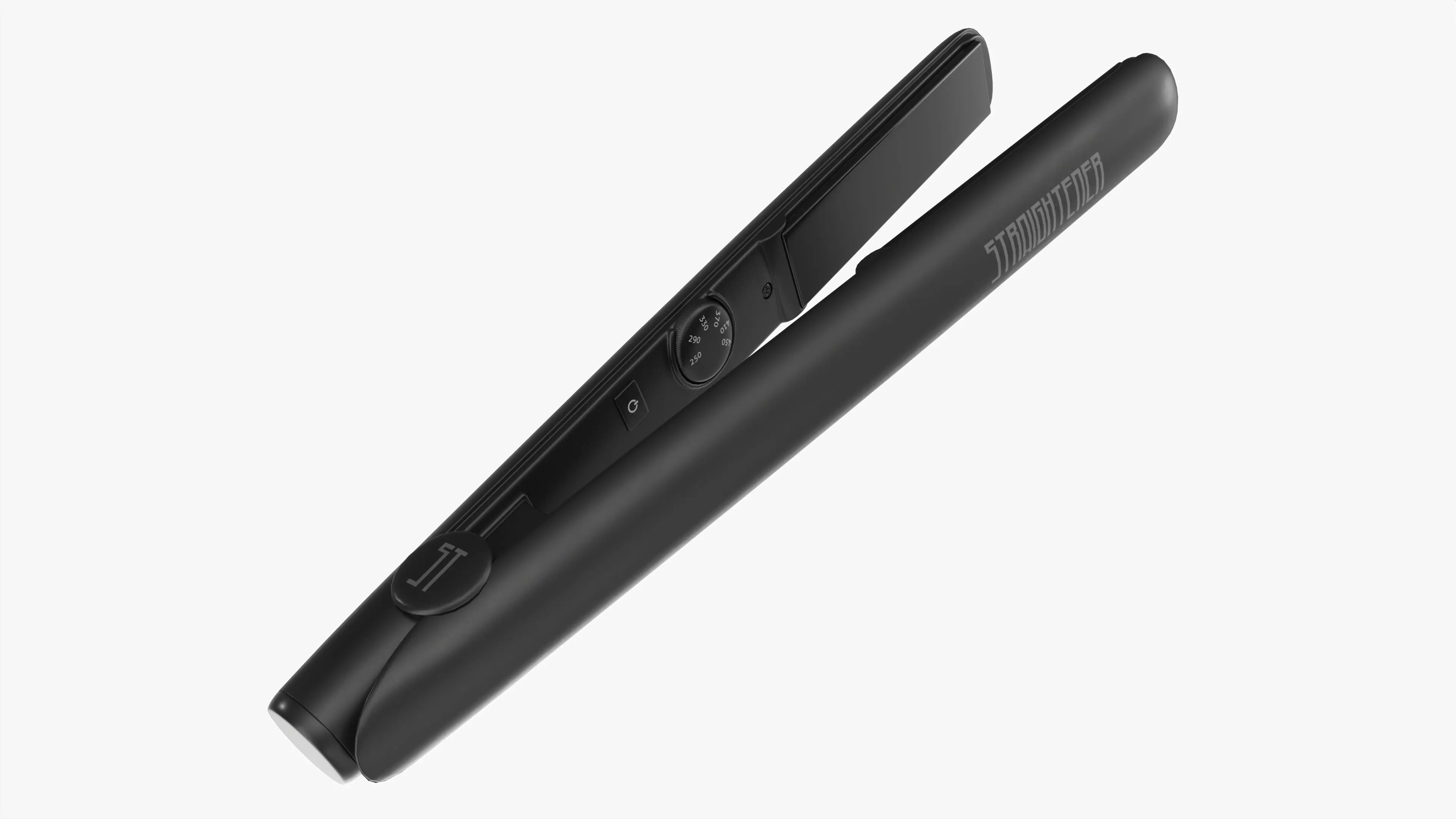 Flat Iron Hair Straightener 3D model_0