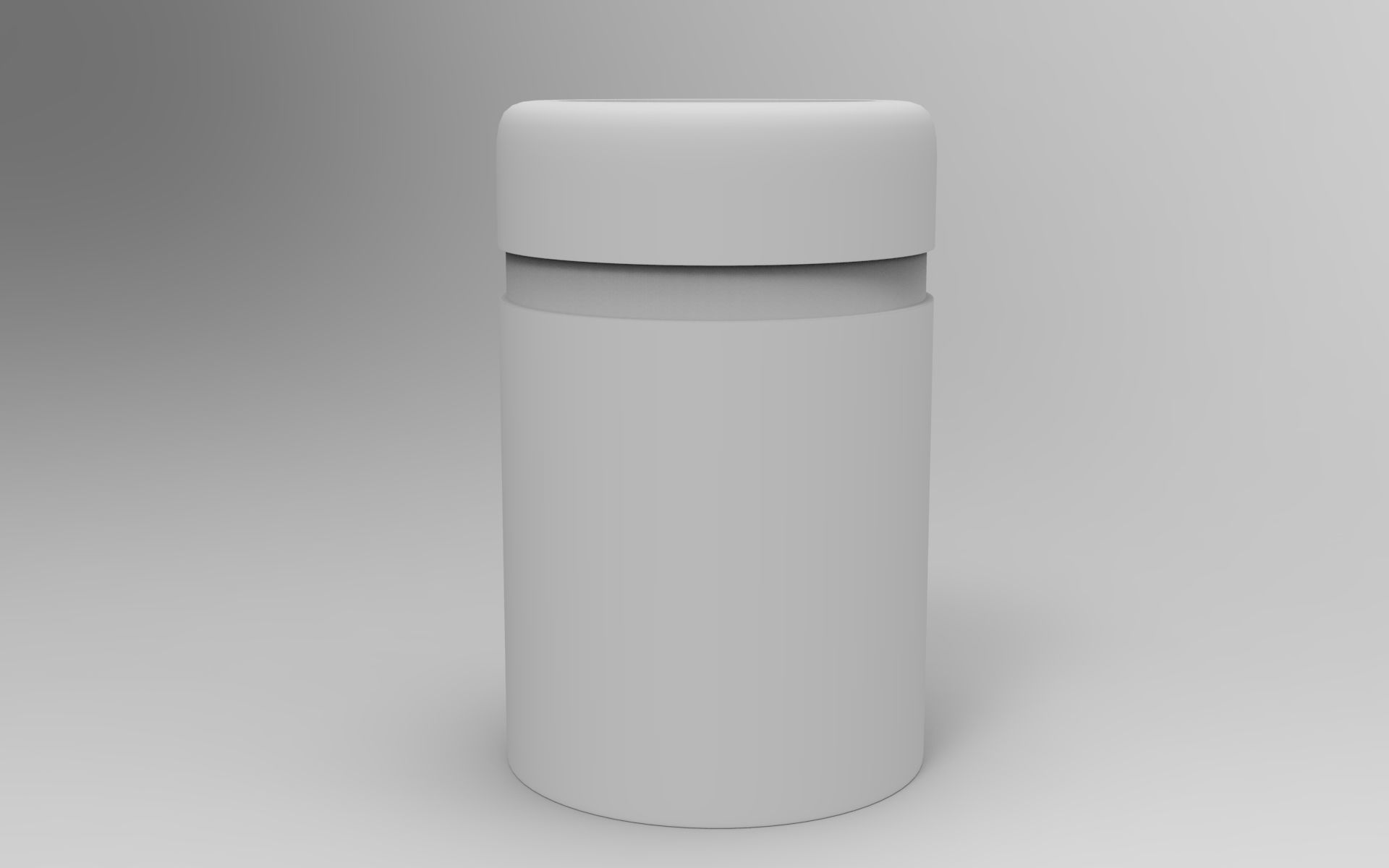 Kito Litter Bin Low-poly 3D model_8