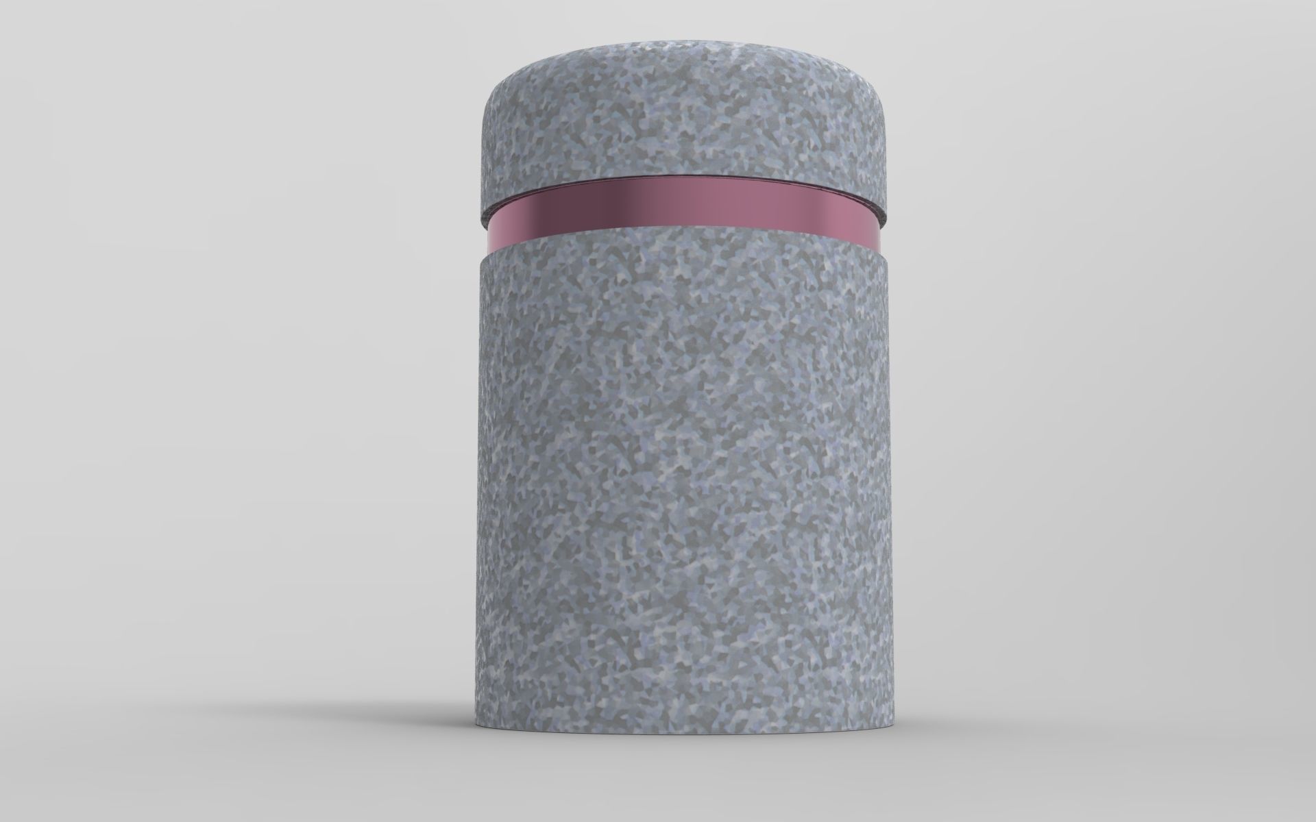 Kito Litter Bin Low-poly 3D model_2