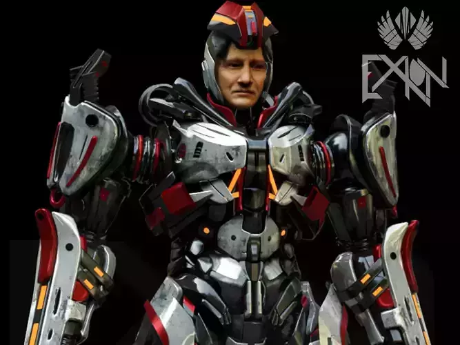 EX-04 Gaius 3D model EX-04 Gaius 3D model