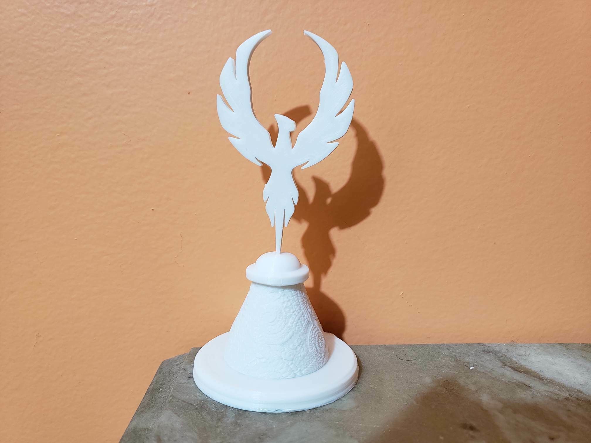 phoenix-decoration-desk-decor 3D model_3