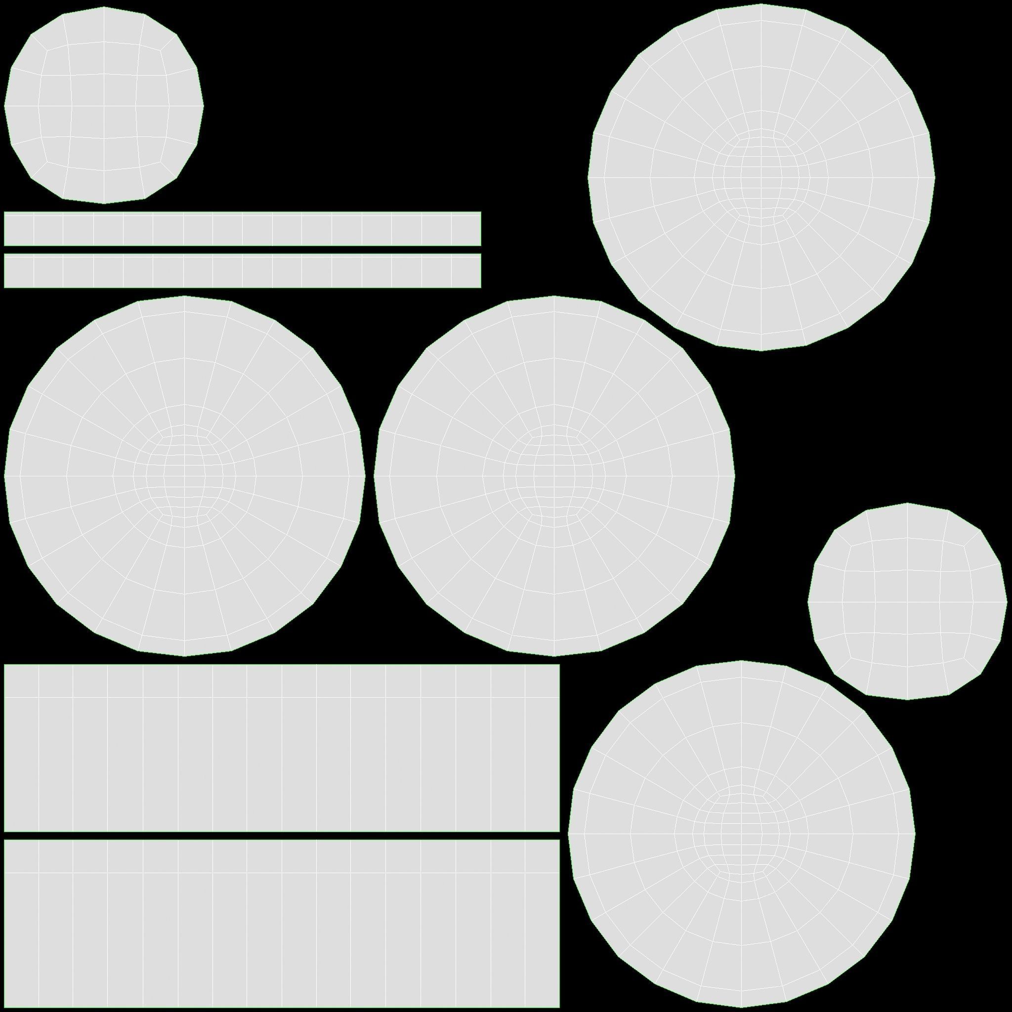 Hair Cutting Thinning Scissors Set Steel 3D model_9