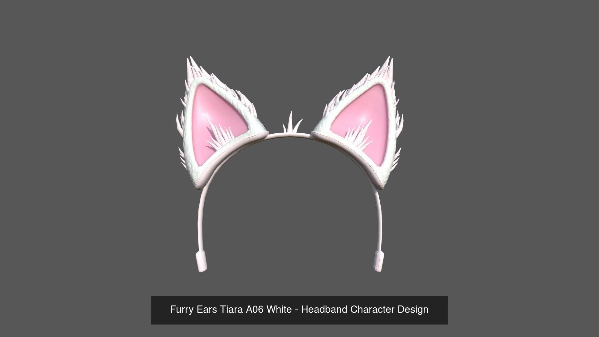 10 Furry Ears Tiara AJ Collection - Headband Character Design _2
