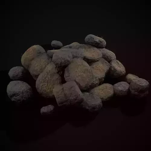 Horse Poop Version 2 Low-poly 3D model